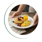 Breakfast, served fresh each morning