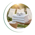 Fresh linens and towels